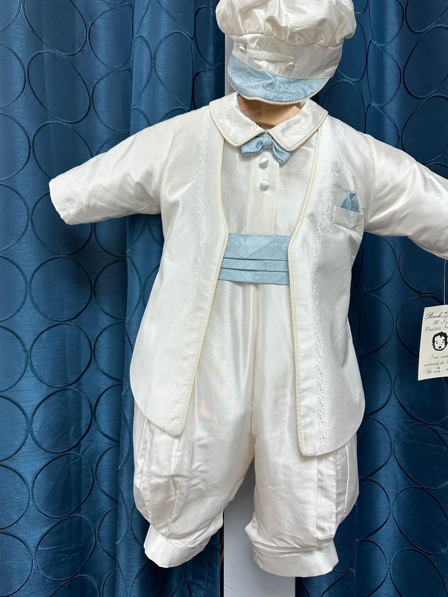 Lorenzo Blue by Piccolo Bacio - Classic Boys One Piece Outfit with Jacket