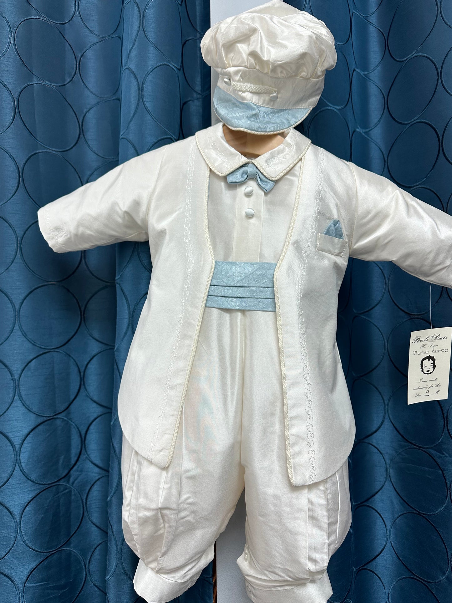 Lorenzo Blue by Piccolo Bacio - Classic Boys One Piece Outfit with Jacket