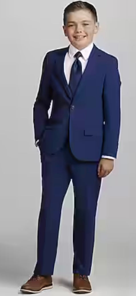 Boys Communion Suit - Navy 5 Piece Suit