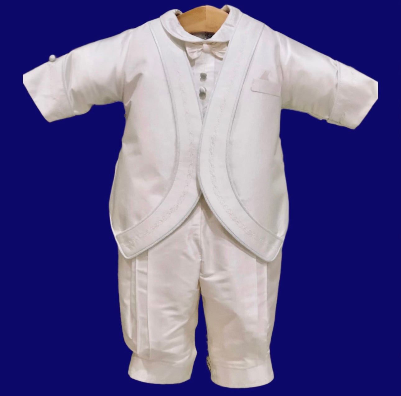 William by Piccolo Bacio - Silk Classic Boys One Piece Outfit with Jacket