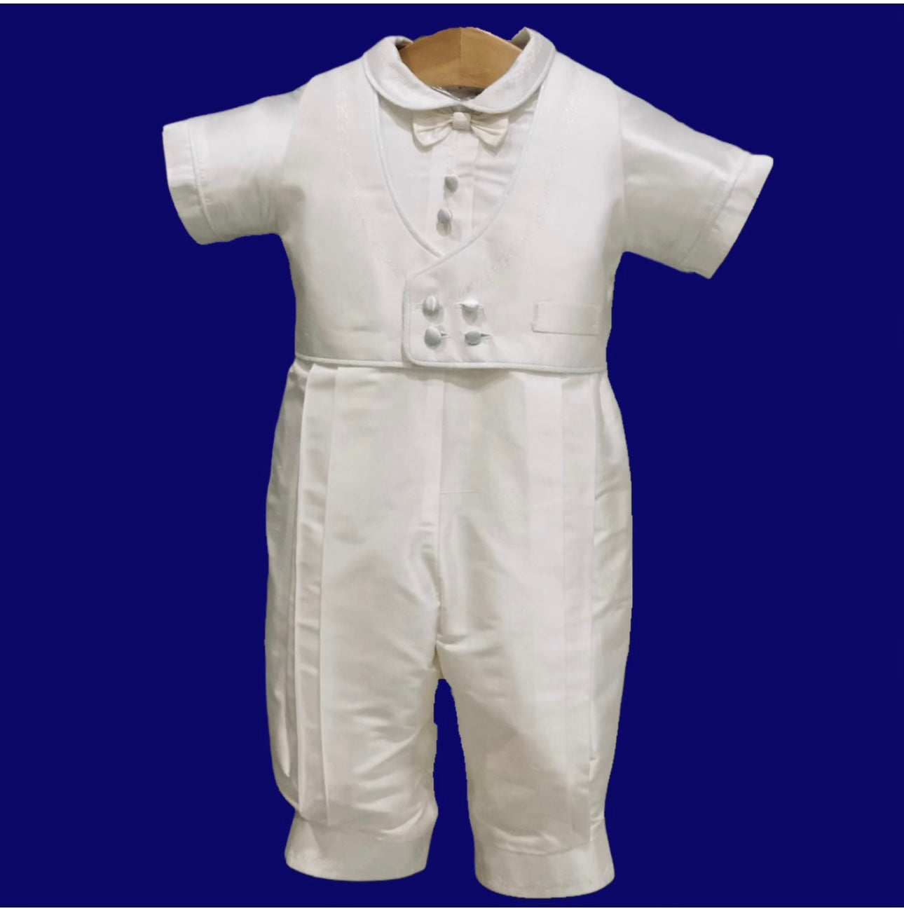 William by Piccolo Bacio - Silk Classic Boys One Piece Outfit with Jacket