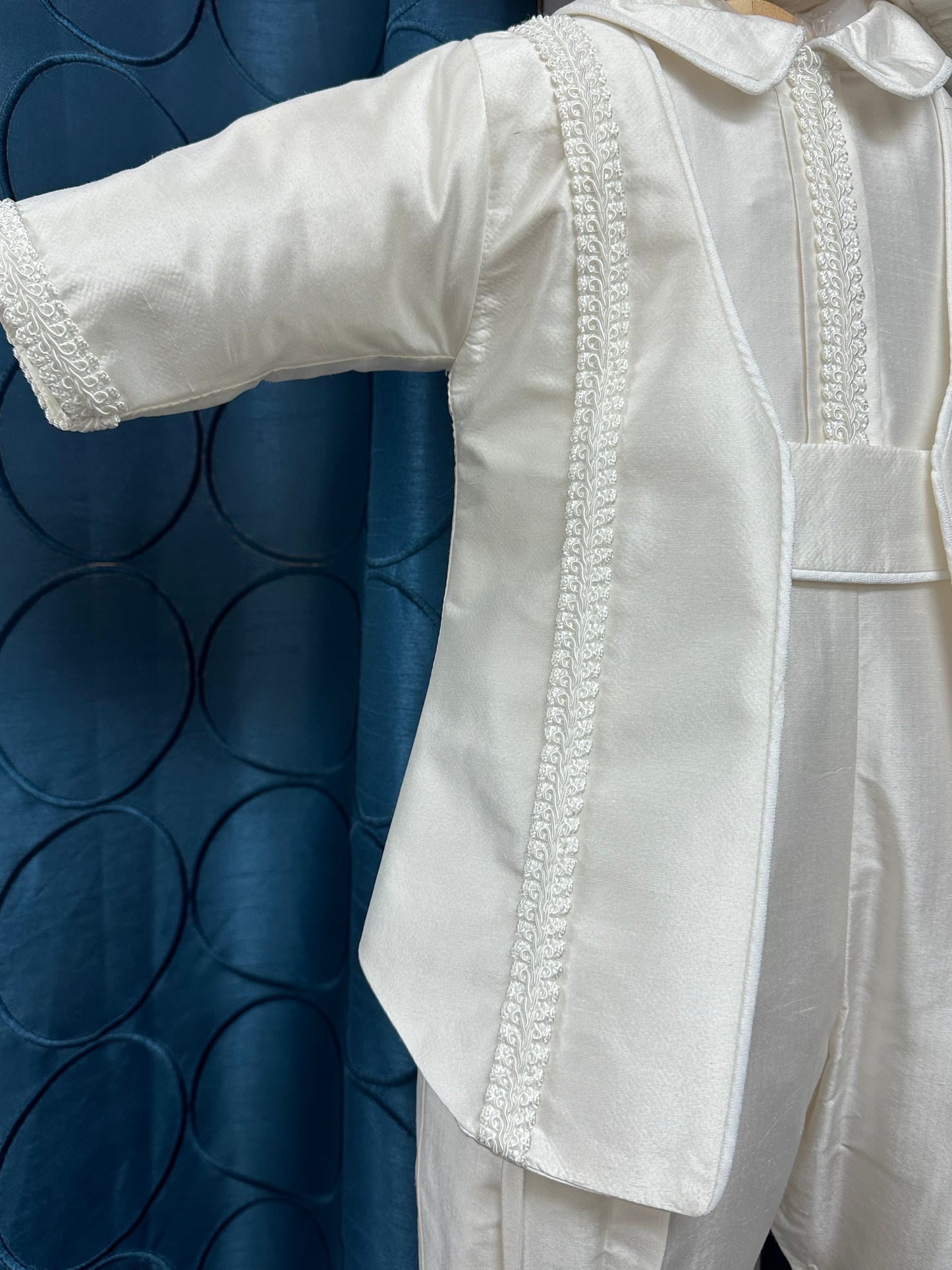 Felipe by Piccolo Bacio - Classic Boys Silk One Piece Outfit with Jacket