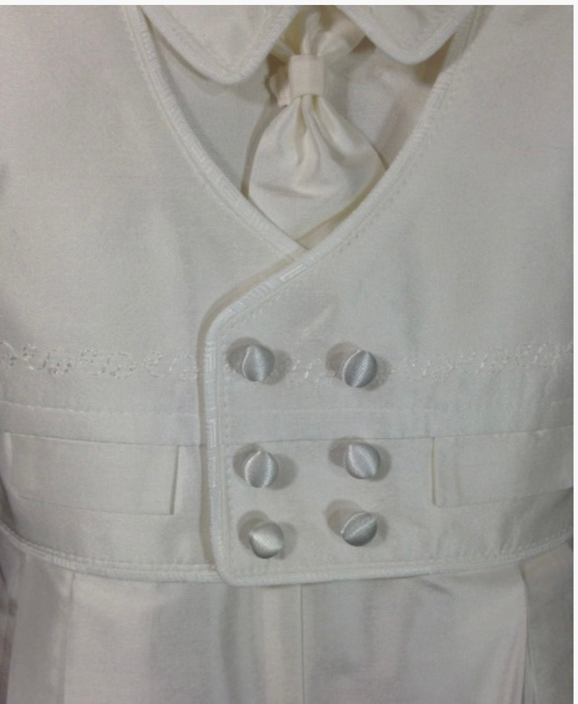 Pio by Piccolo Bacio - Classic Boys One Piece pure white Outfit