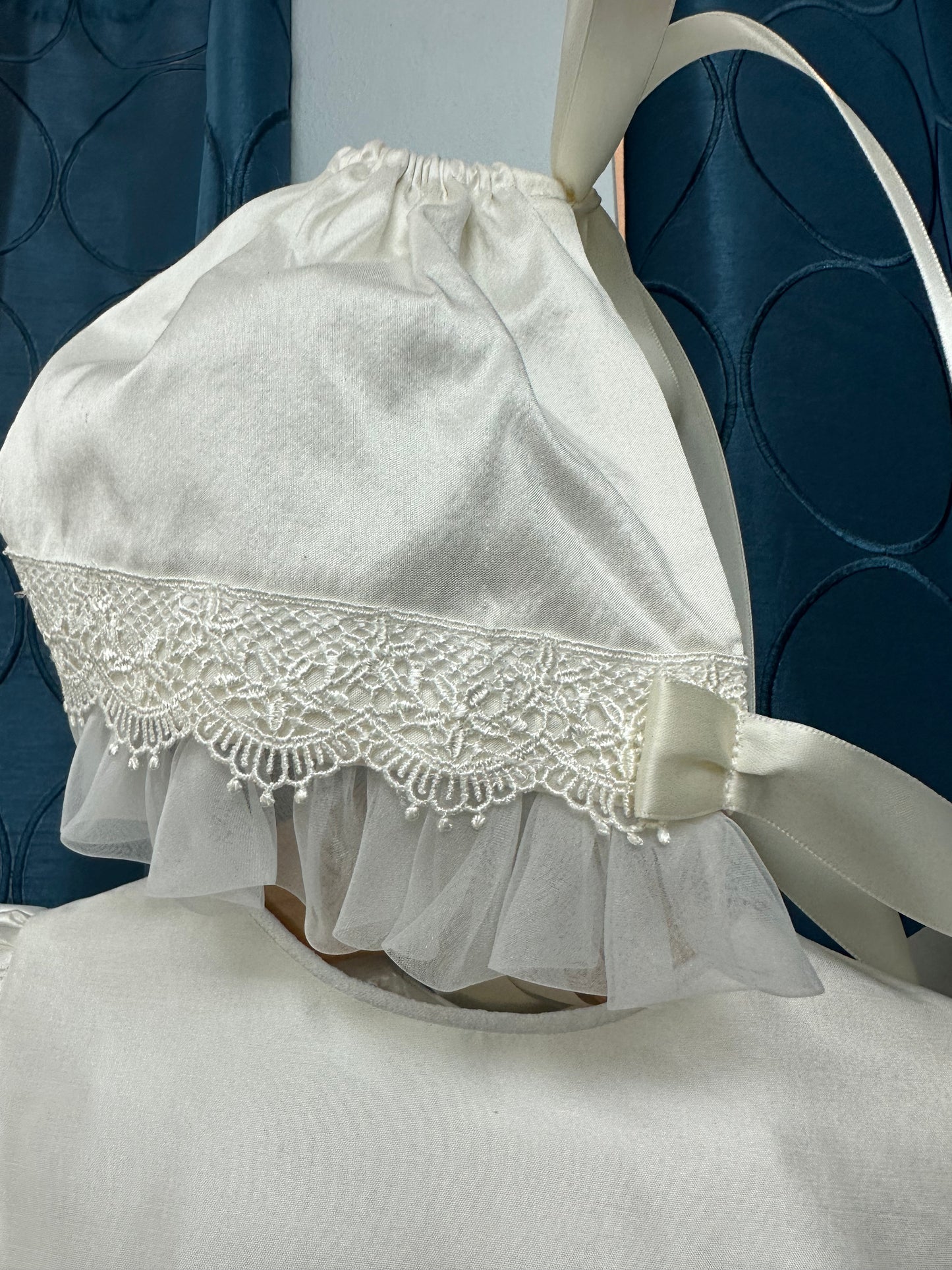 Carol by Piccolo Bacio - Beautiful Traditional Silk Heirloom gown