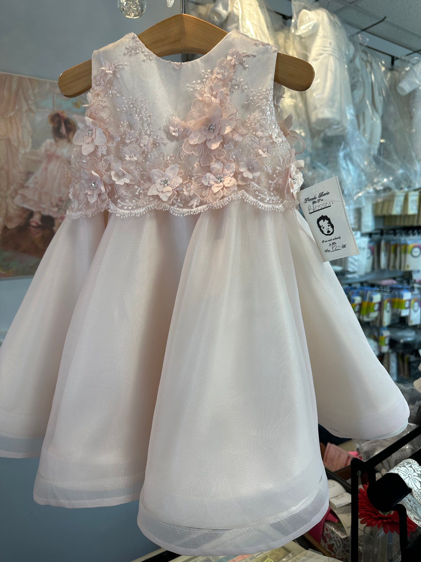 Blossom by Piccolo Bacio - Beautiful Pink 1st Birthday Party Dress