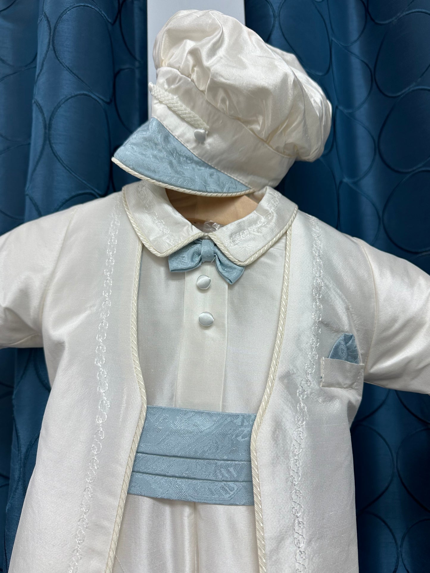 Lorenzo Blue by Piccolo Bacio  - Classic Boys One Piece Outfit with Jacket