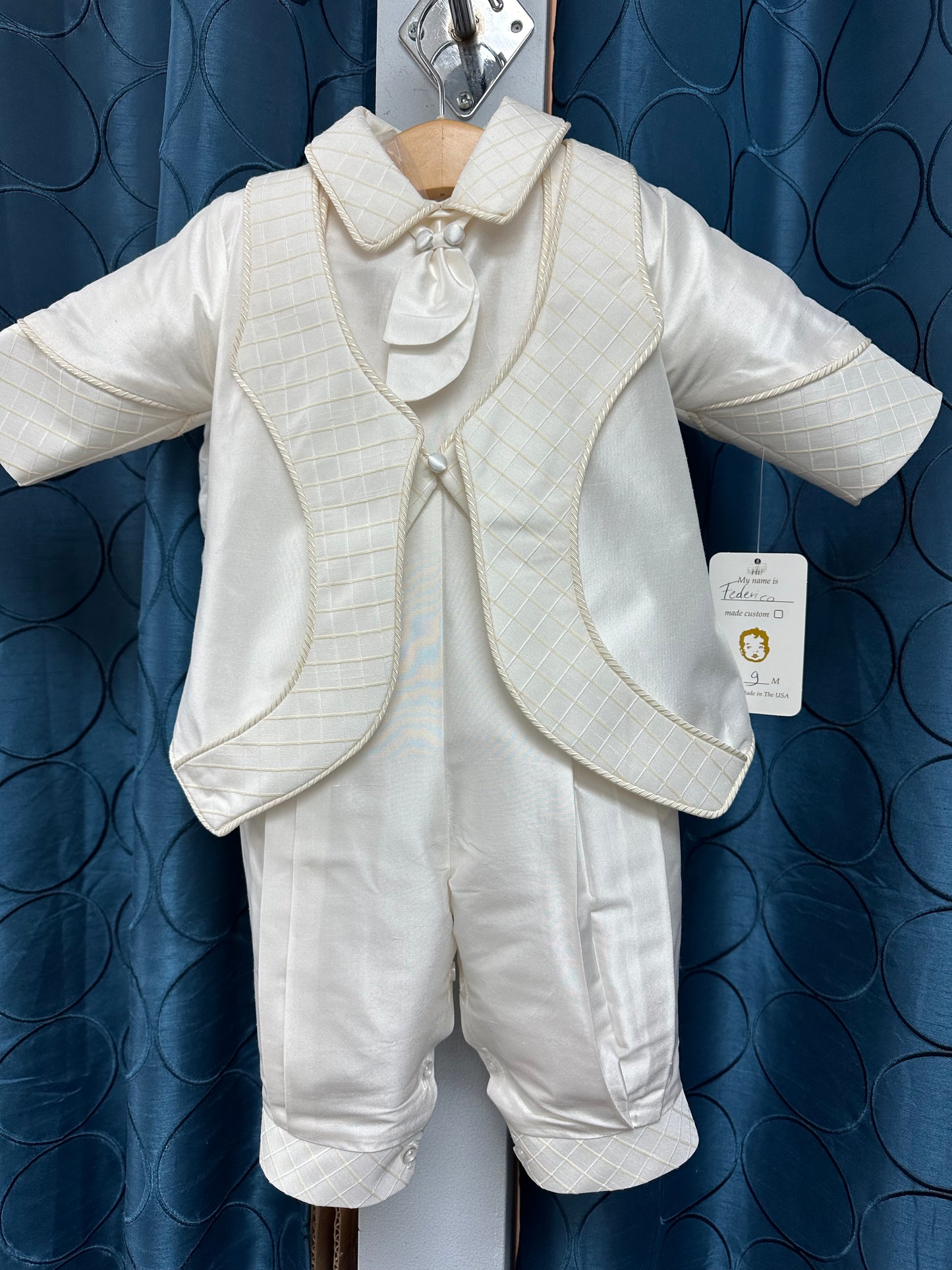 Federico by Piccolo Bacio  - Classic Boys One Piece Outfit with Jacket