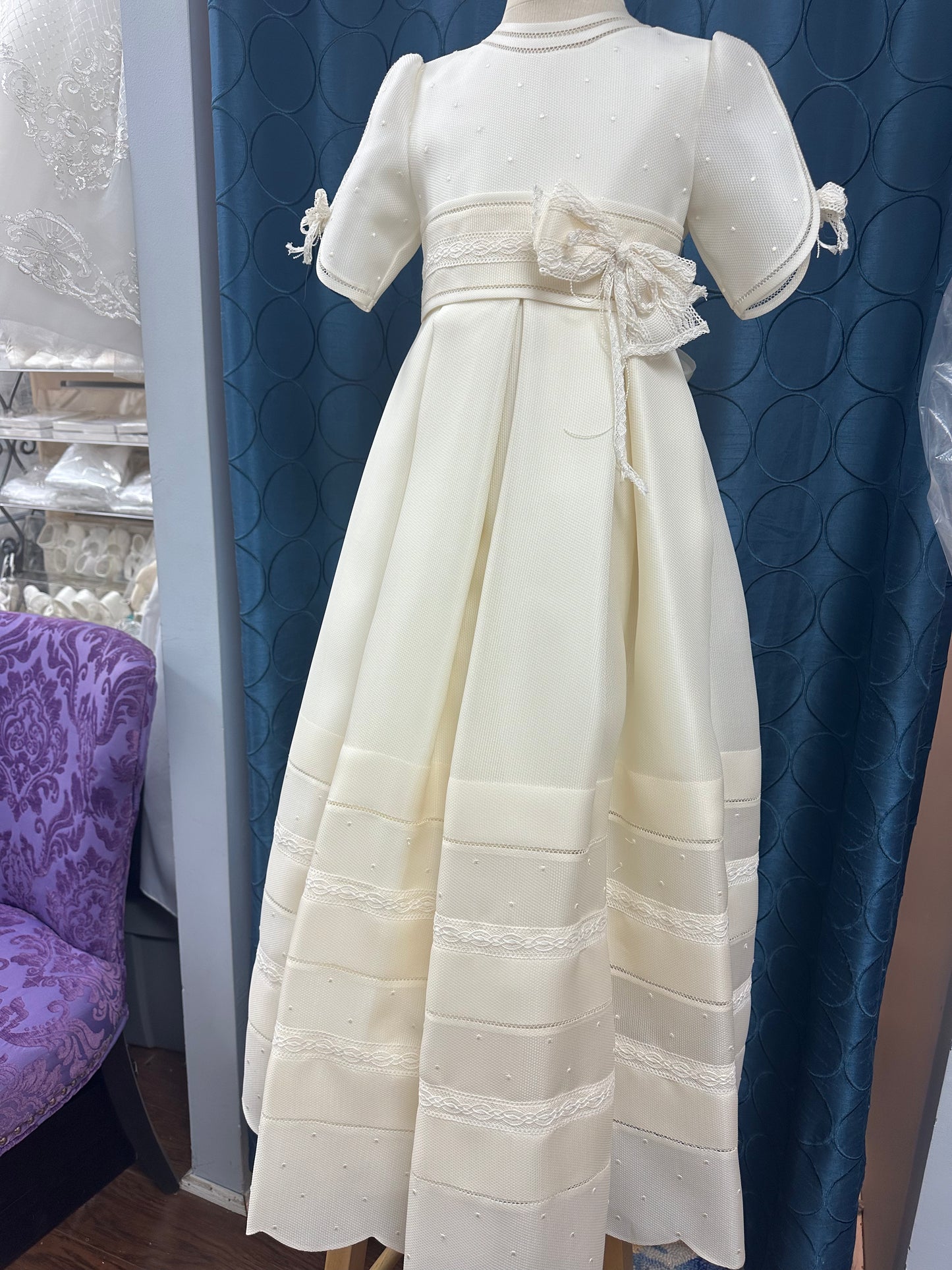 Rosa Clara Silk Communion Gown