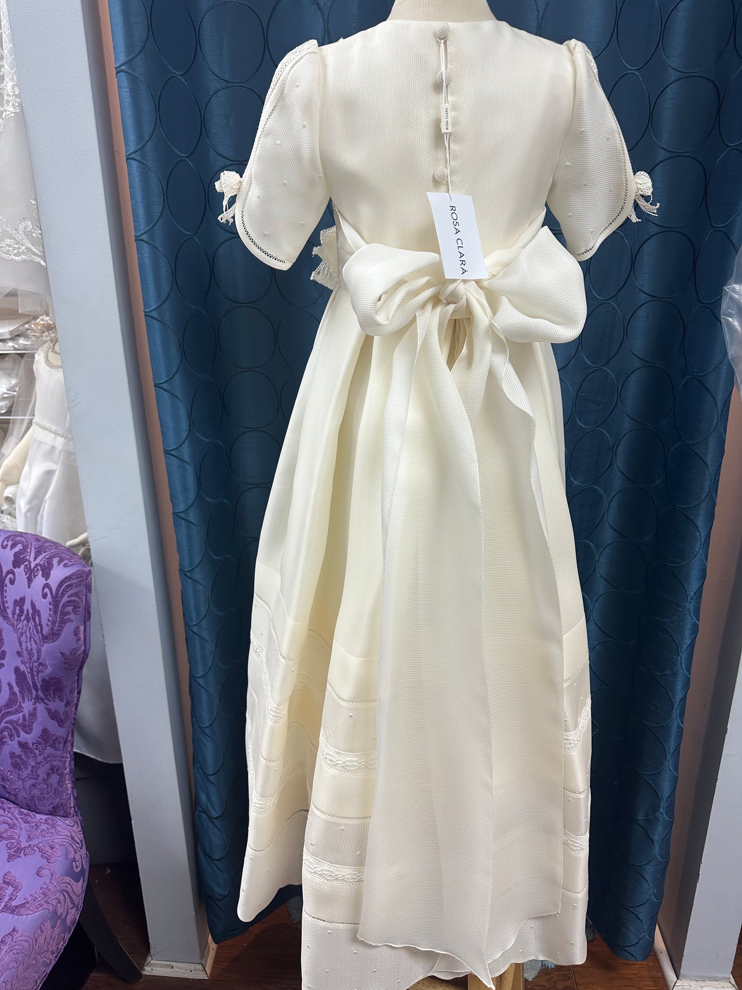 Rosa Clara Silk Communion Gown