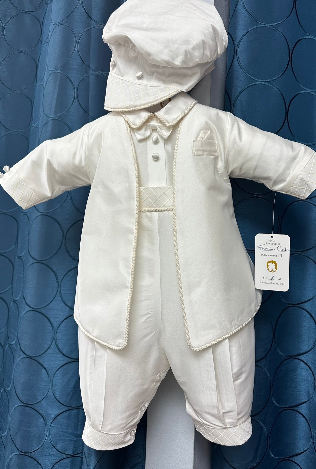 Faviano Custom by Piccolo Bacio  - Classic Boys One Piece Outfit with Jacket