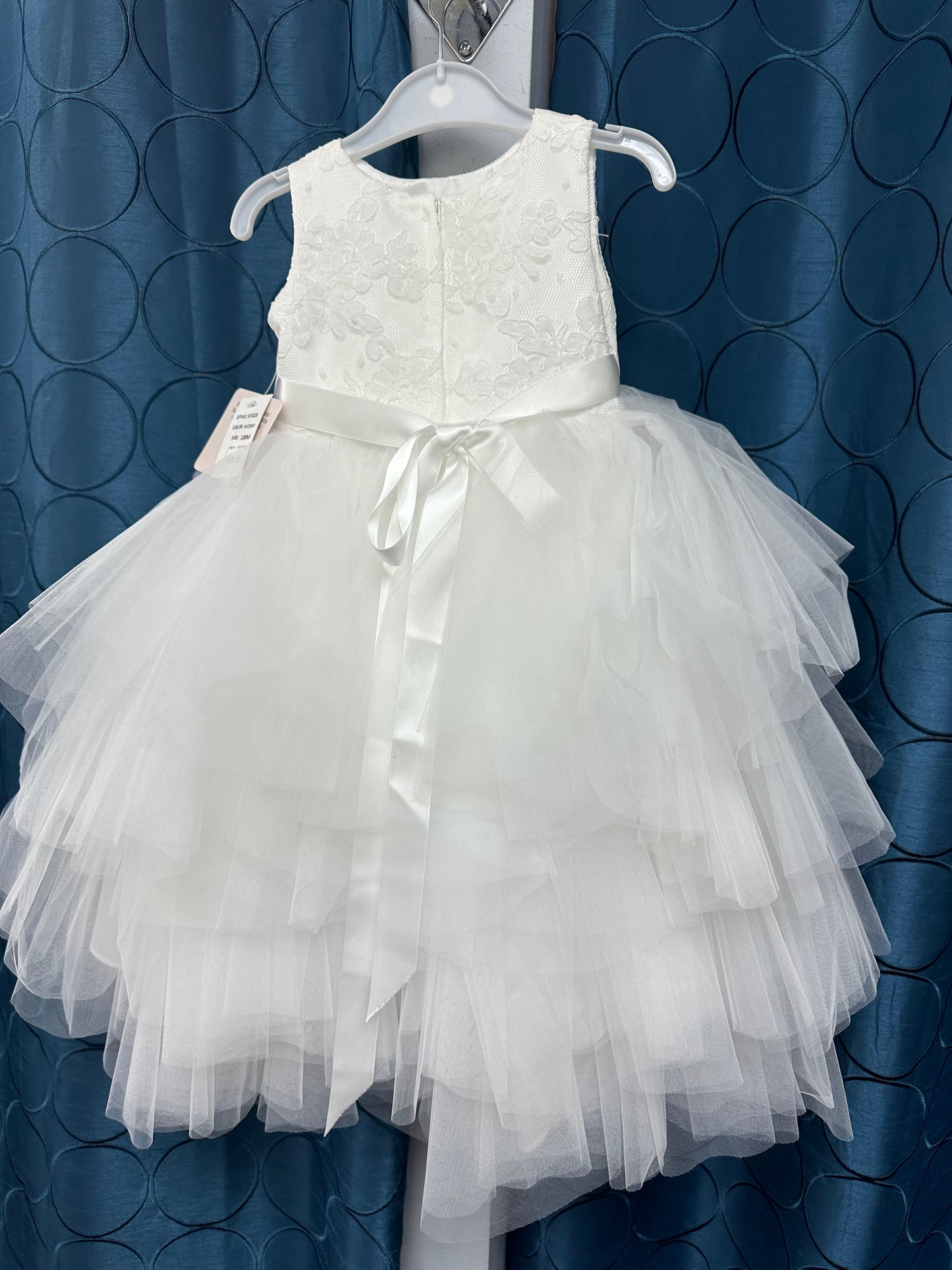 Lace and Tulle High Low Flower Girl Dress