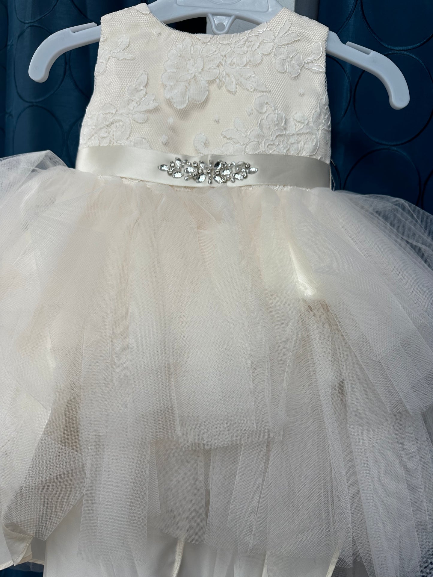 Lace and Tulle High Low 1st Birthday Dress