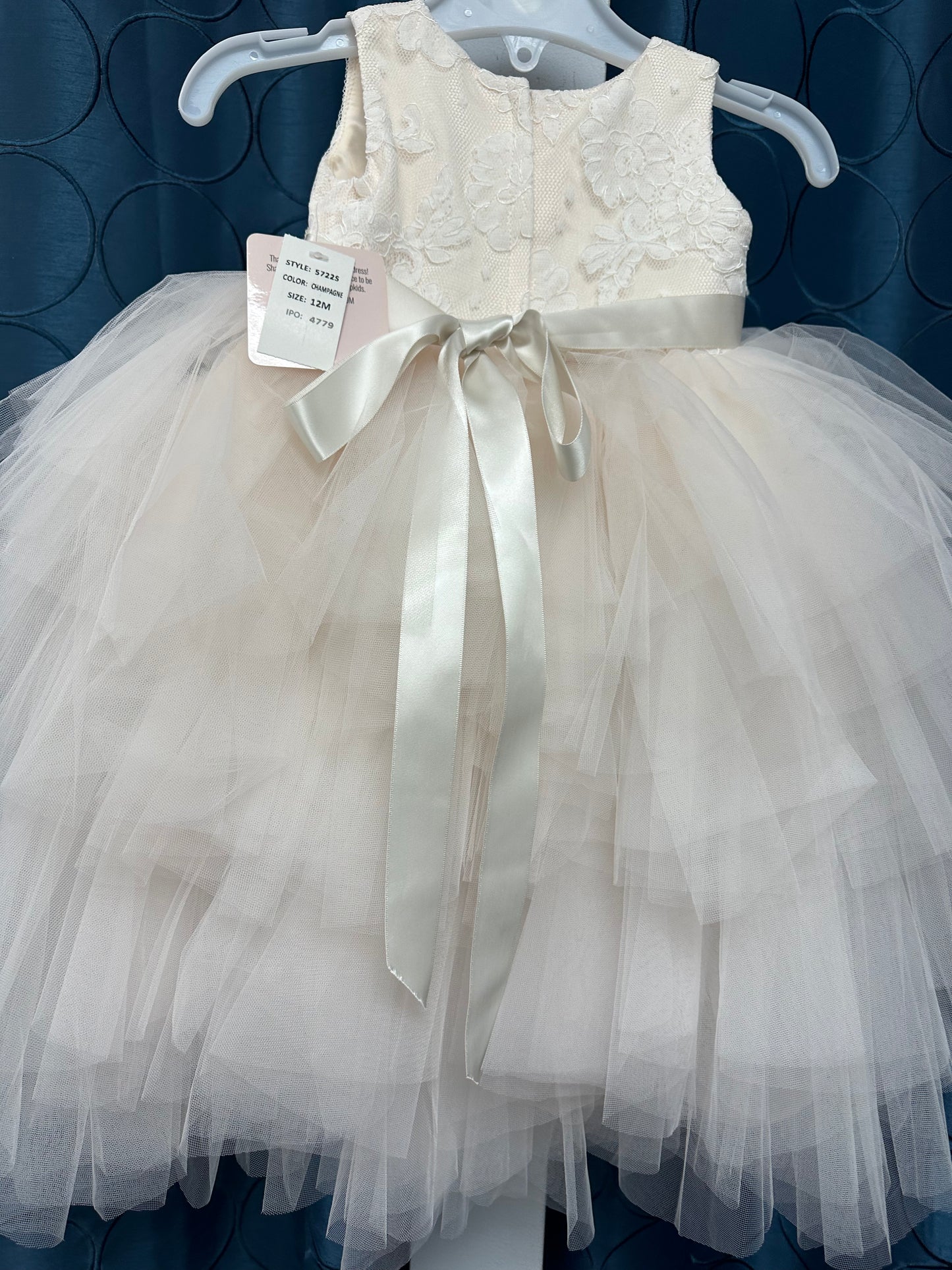 Lace and Tulle High Low 1st Birthday Dress